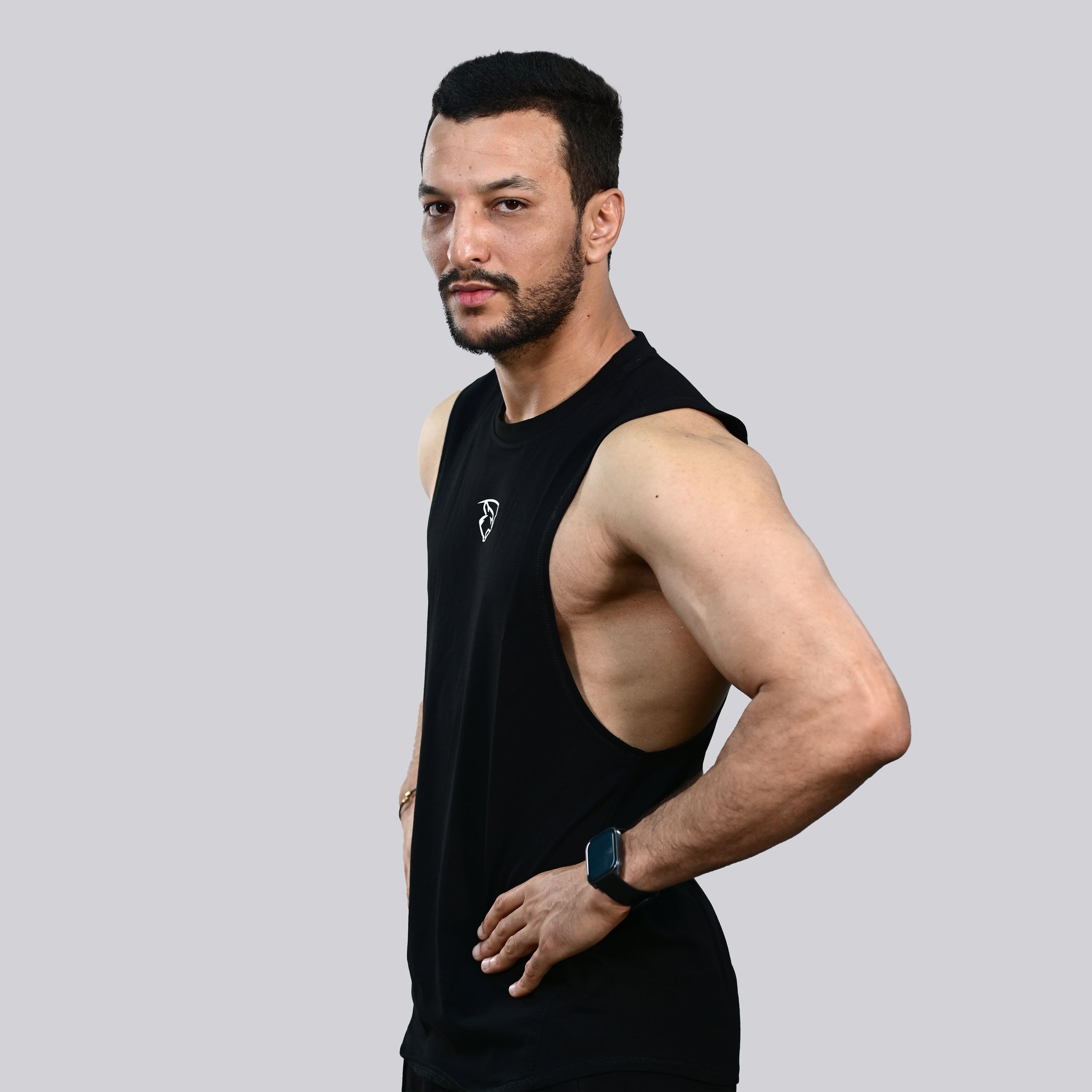 ATHLETIC STRIKE TANK Black