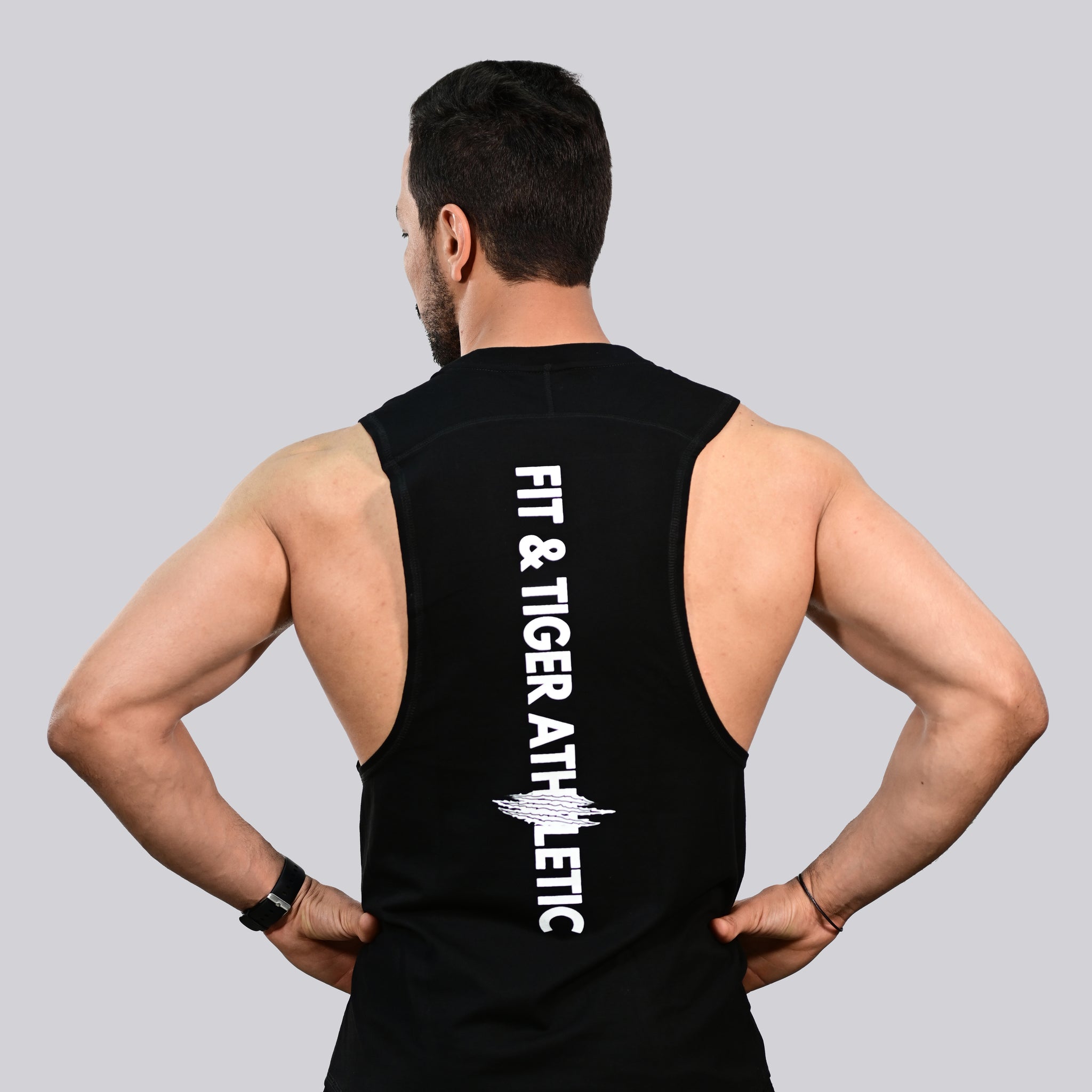 ATHLETIC STRIKE TANK Black