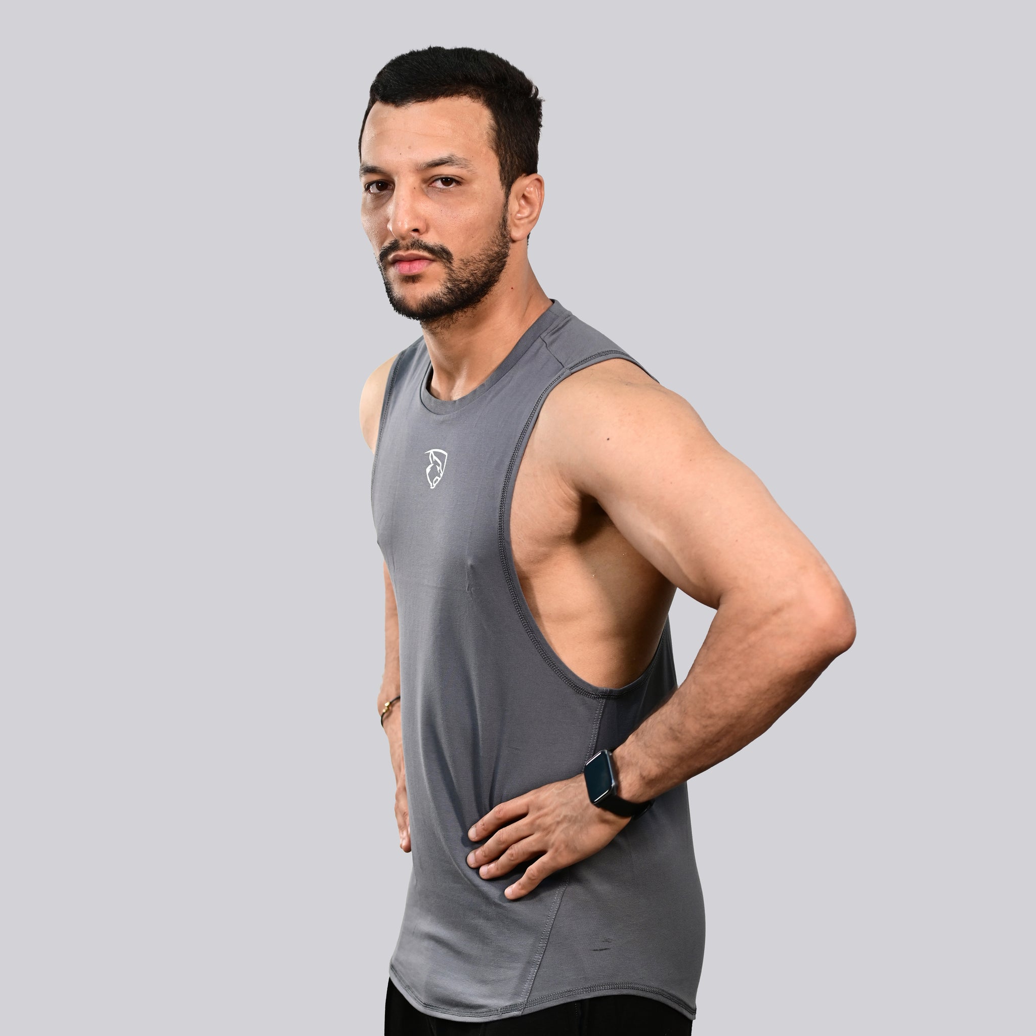 ATHLETIC STRIKE TANK Grey