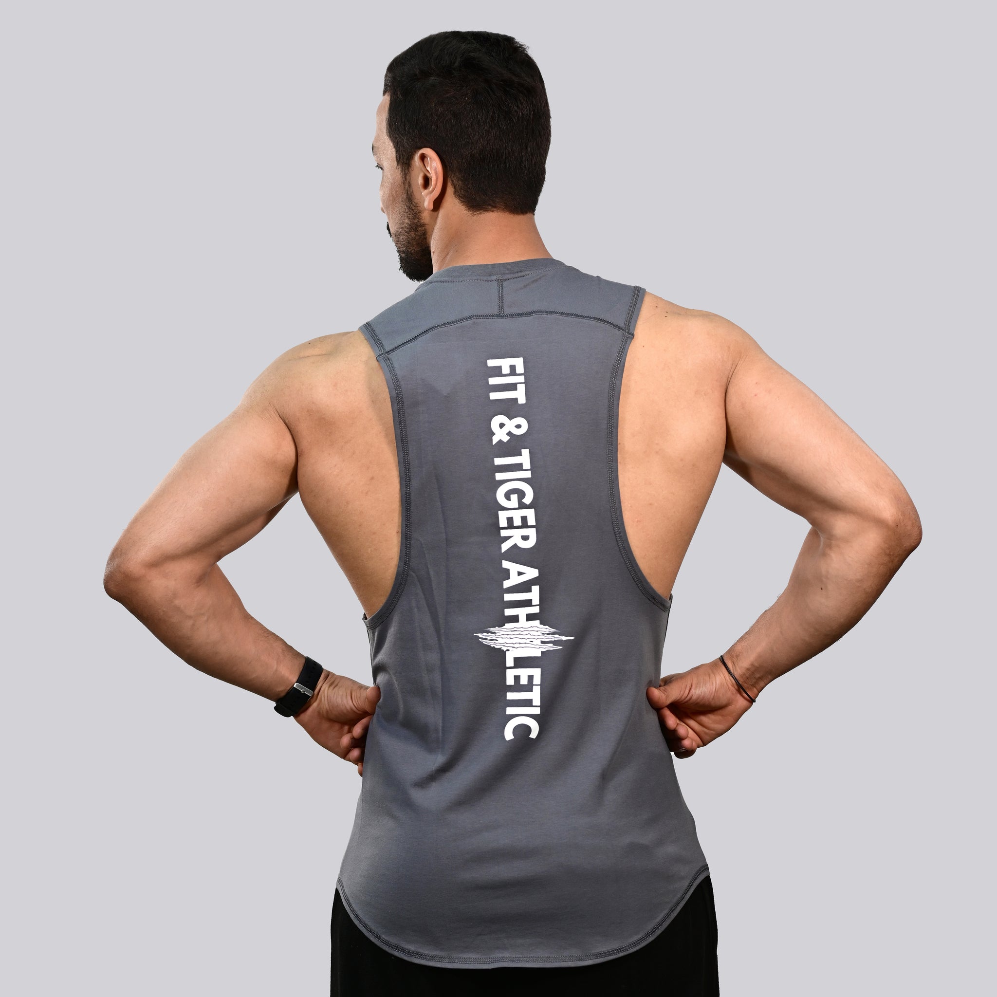 ATHLETIC STRIKE TANK Grey