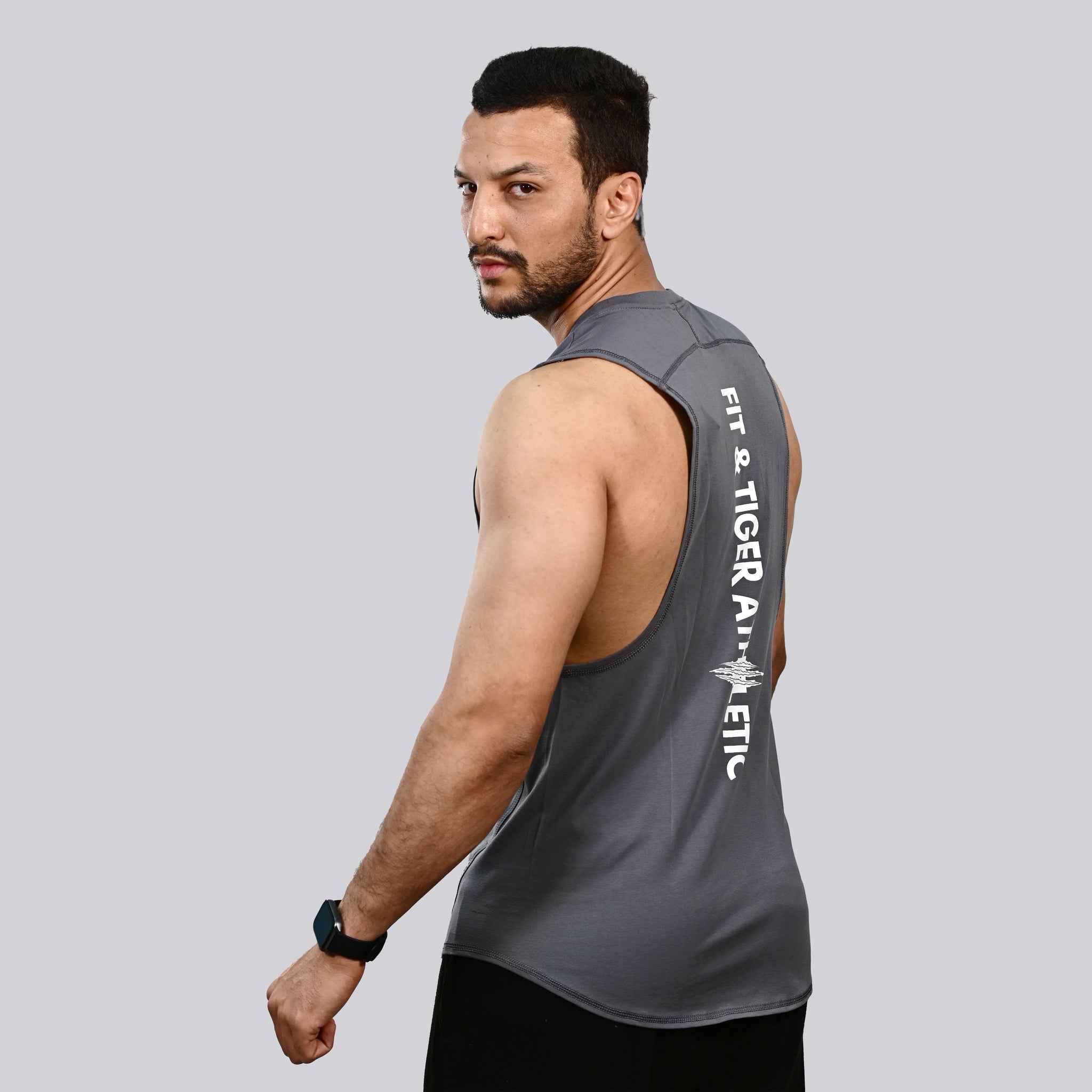 ATHLETIC STRIKE TANK Grey